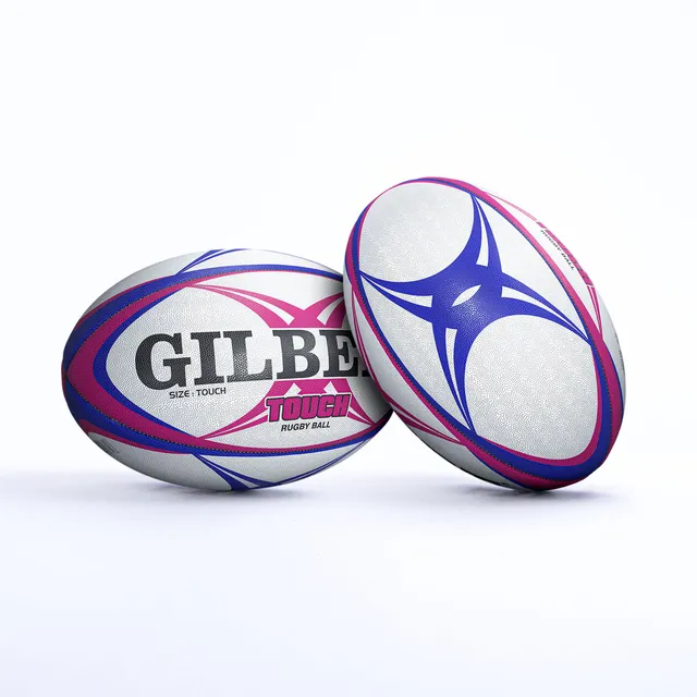 gilbert-rugby-touch-ball-rosa-blu-misura-4-5 image 1
