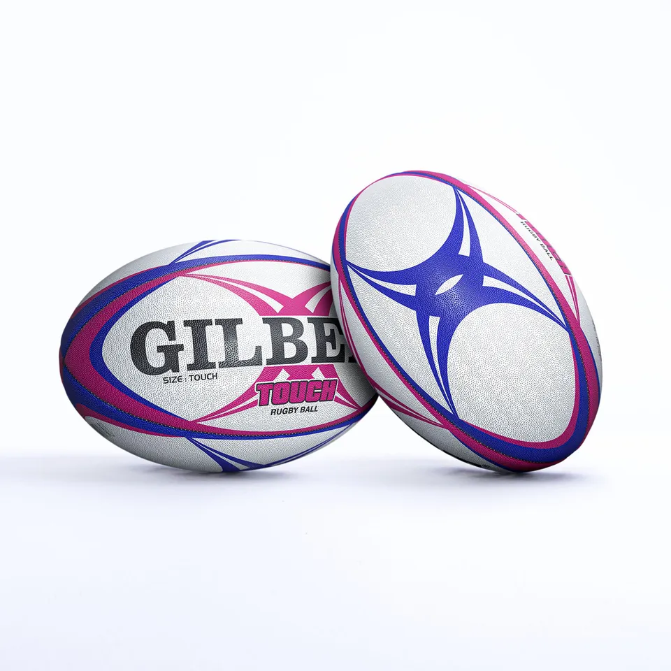 gilbert-rugby-touch-ball-rosa-blu-misura-4-5 image 1