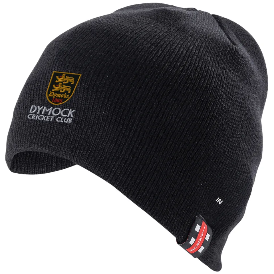 gray-nicolls-berretto-beanie-adulto-nero-dymock-cc image 1