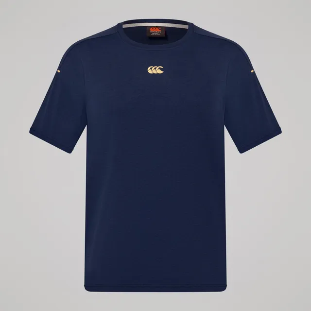 canterbury-everest-dart-tech-t-shirt-uomo-blu-maglia-training image 1