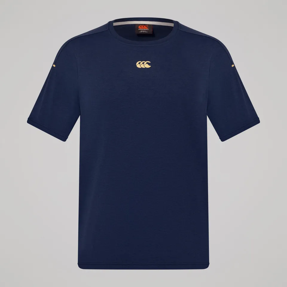 canterbury-everest-dart-tech-t-shirt-uomo-blu-maglia-training image 1