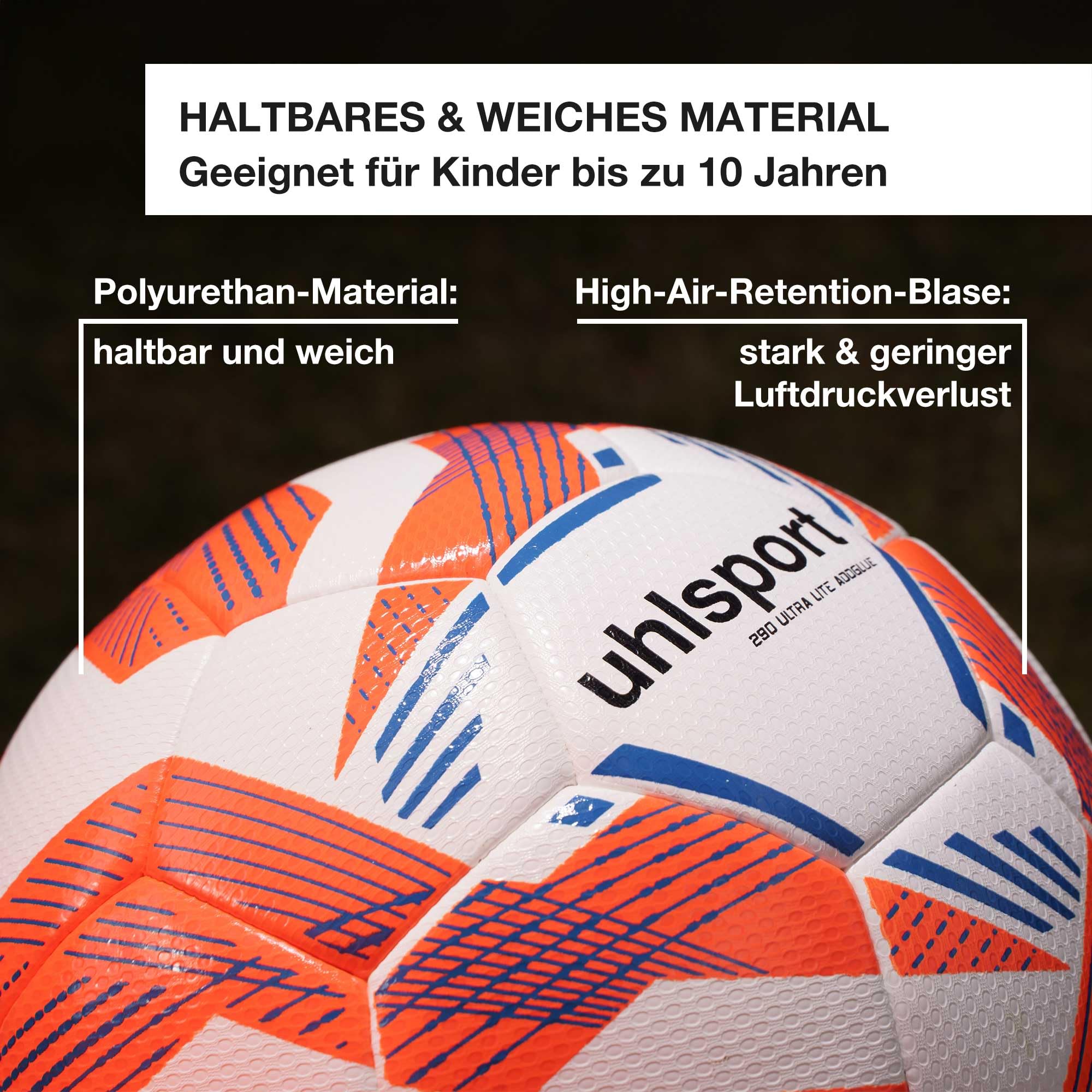uhlsport-290-ultra-lite-addglue-junior-pallone-da-calcio-bambini image 4