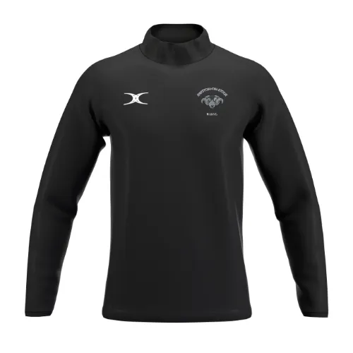 gilbert-rugby-shipston-on-stour-rufc-junior-atom-top-riscaldamento-nero image 1