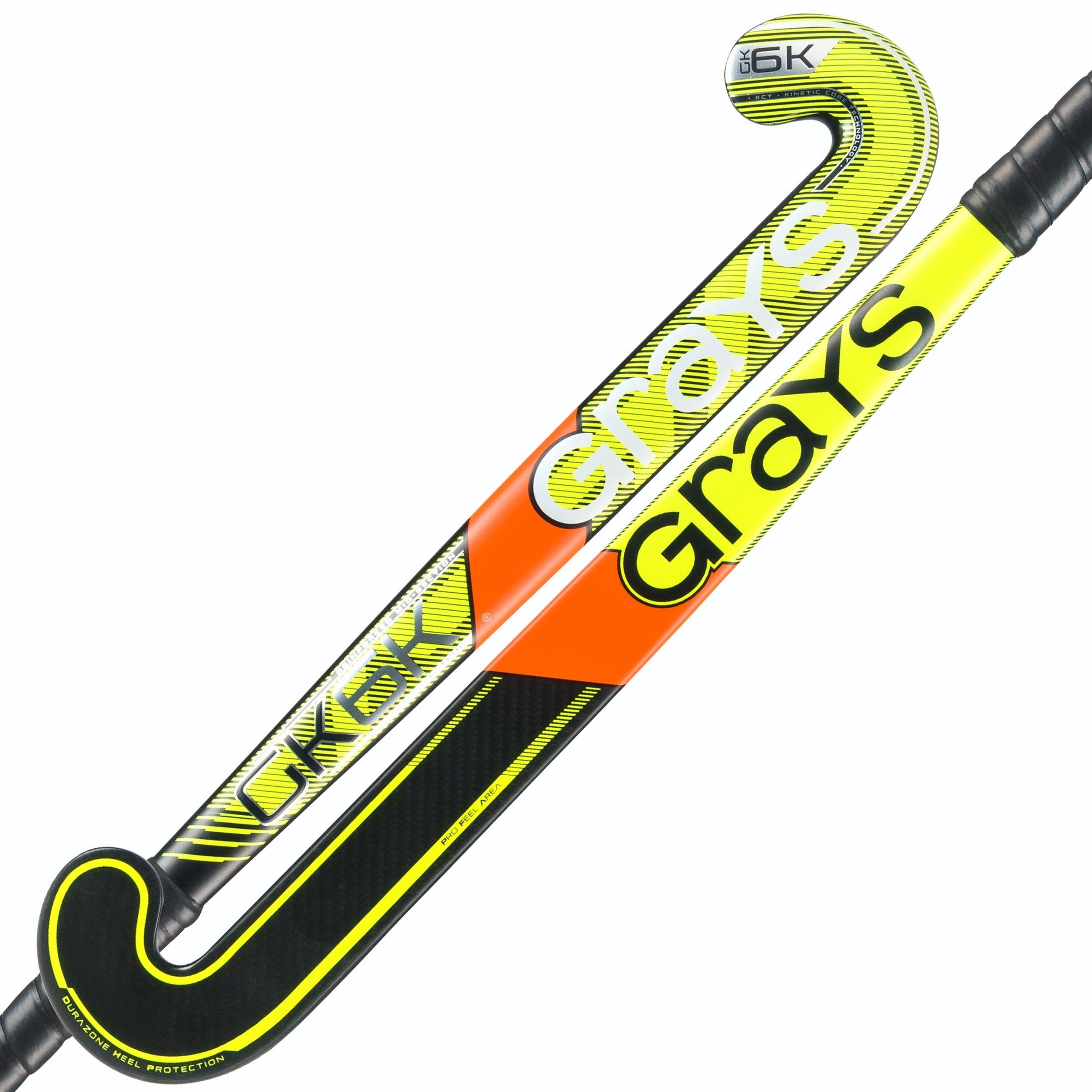 grays-gk6k-elite-composite-bastone-portiere-hockey-giallo-fluo image 1