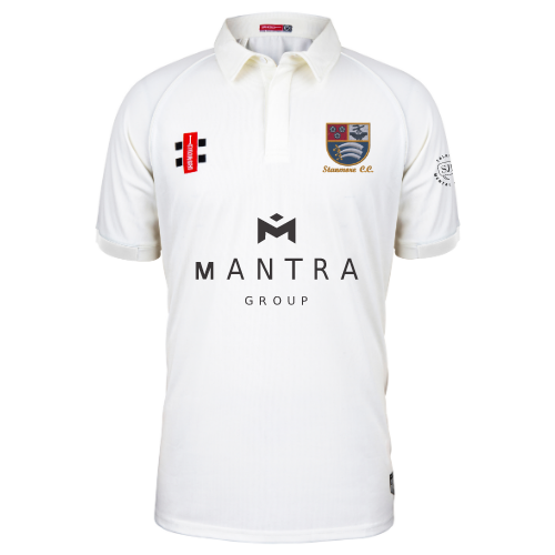 gray-nicolls-matrix-v2-maglia-cricket-manica-corta-senior-avorio-stanmore-cc image 1