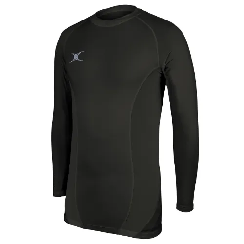 gilbert-rugby-atomic-x-baselayer-maglia-termica-esher-rfc-uomo-nero image 1