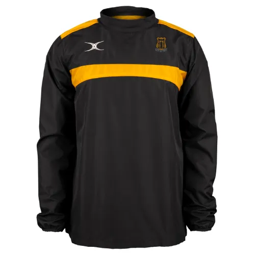 gilbert-rugby-amesbury-rfc-photon-giacca-warm-up-uomo-nero-oro image 1