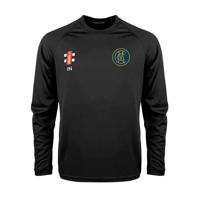 gray-nicolls-matrix-v2-t-shirt-manica-lunga-senior-marshalswicket-cc-nero image 1