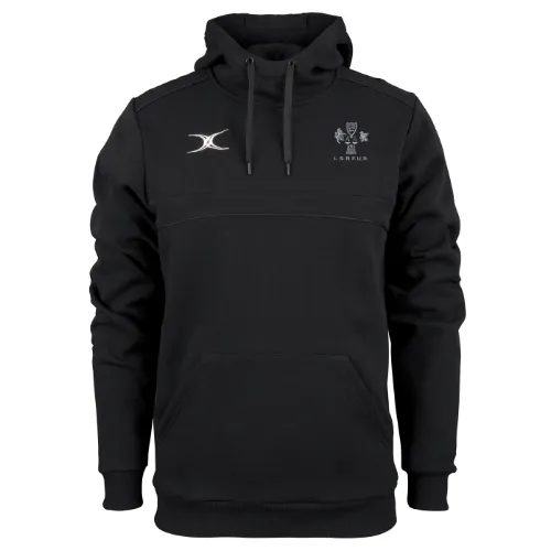 gilbert-rugby-london-society-referees-photon-felpa-con-cappuccio-adulto-nera image 1