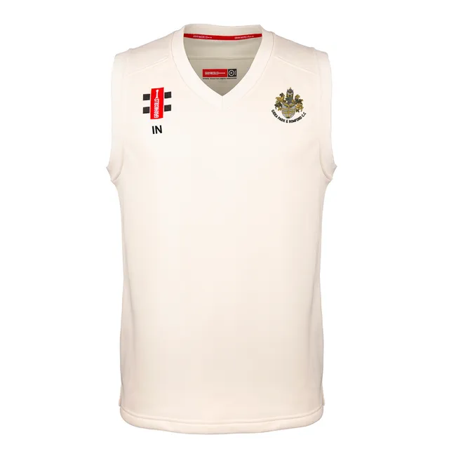 gray-nicolls-gidea-park-romford-cc-senior-pro-performance-slipover-match-avorio image 1