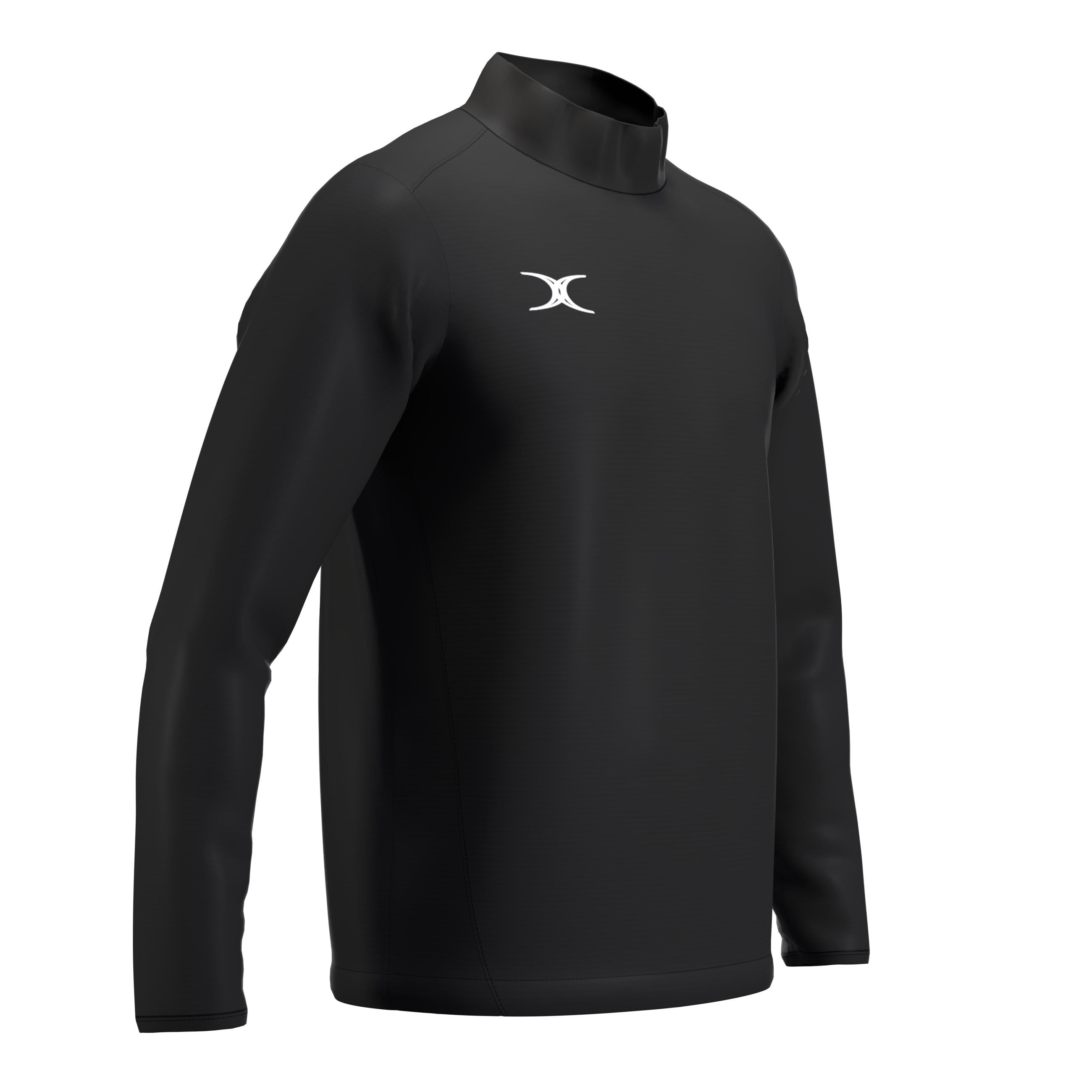 gilbert-rugby-atom-giacca-warm-up-top-uomo-nera image 6