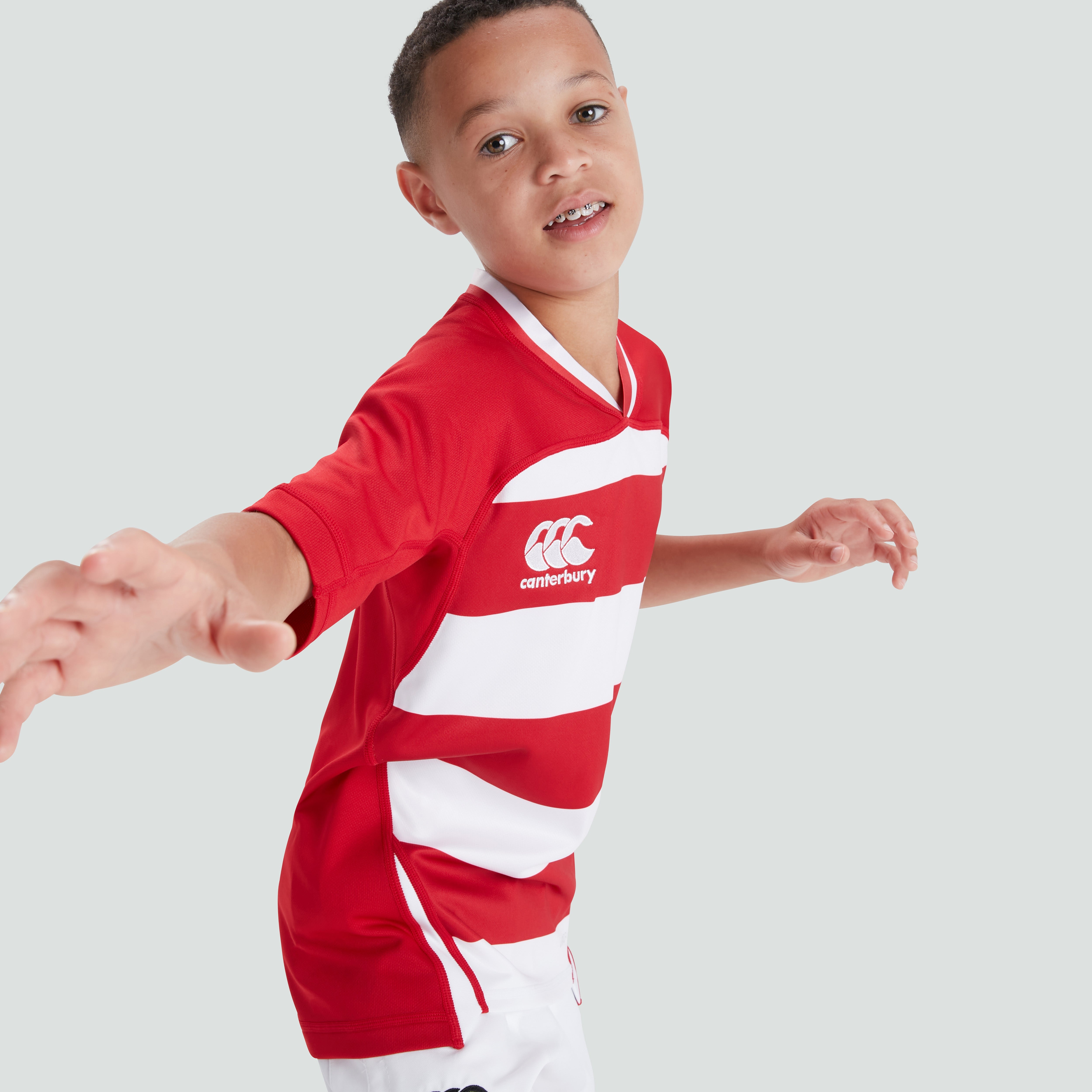 canterbury-junior-vapodri-evader-hooped-maglia-rugby-rosso image 3
