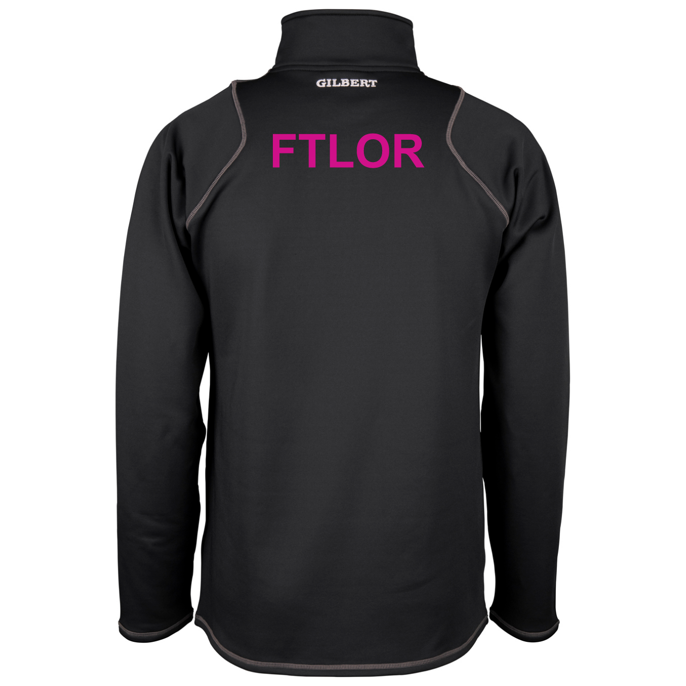 gilbert-rugby-for-the-love-of-rugby-quest-pile-1-4-zip-nero-junior image 2