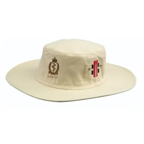 gray-nicolls-cappello-sole-cricket-adulto-royal-army-medical-services-crema image 1