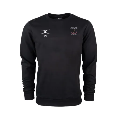 gilbert-rugby-whitley-bay-rockcliff-rfc-photon-felpa-adulto-senior-nero image 1