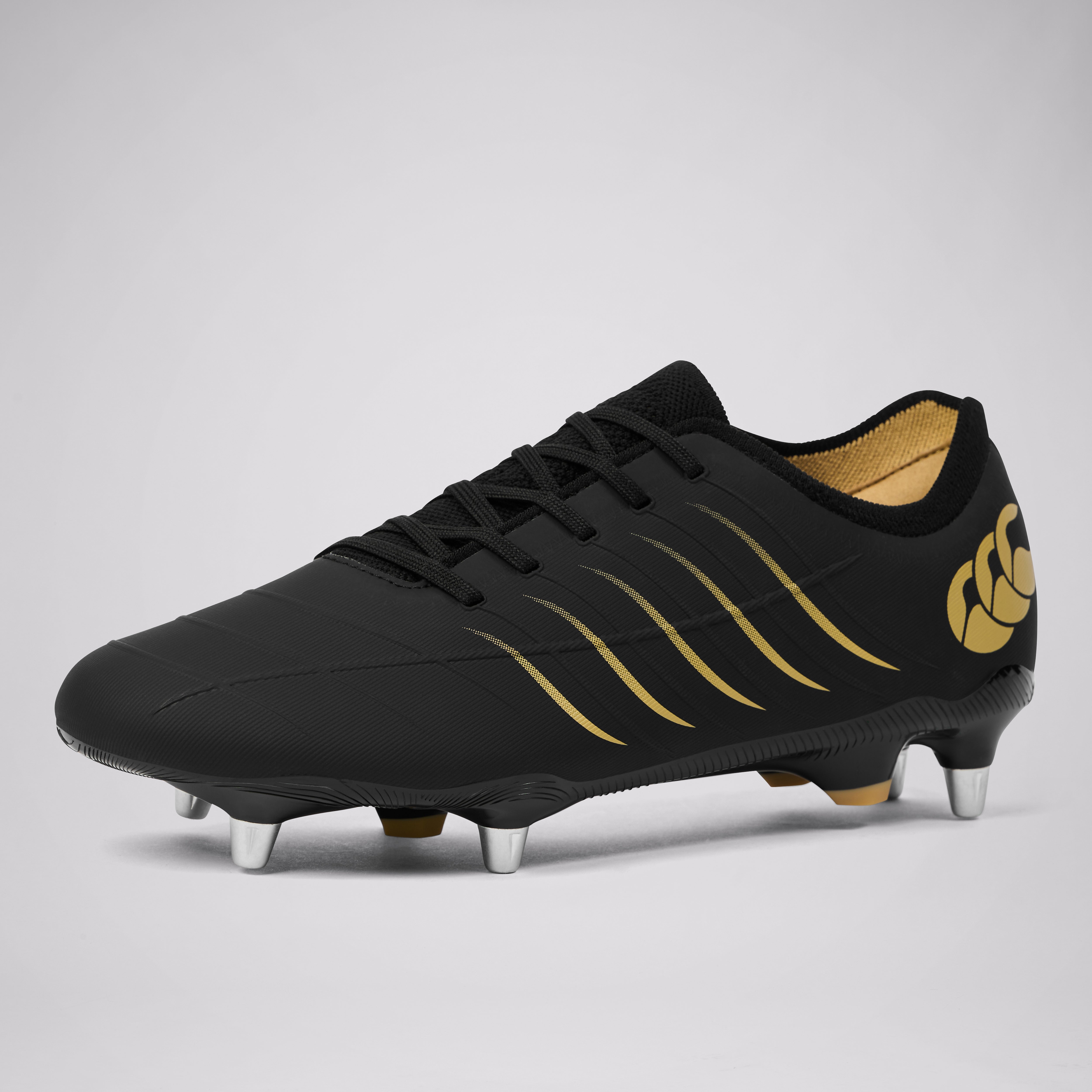 canterbury-phoenix-2-0-pro-scarpe-rugby-soft-ground-unisex-adulto-nero image 4
