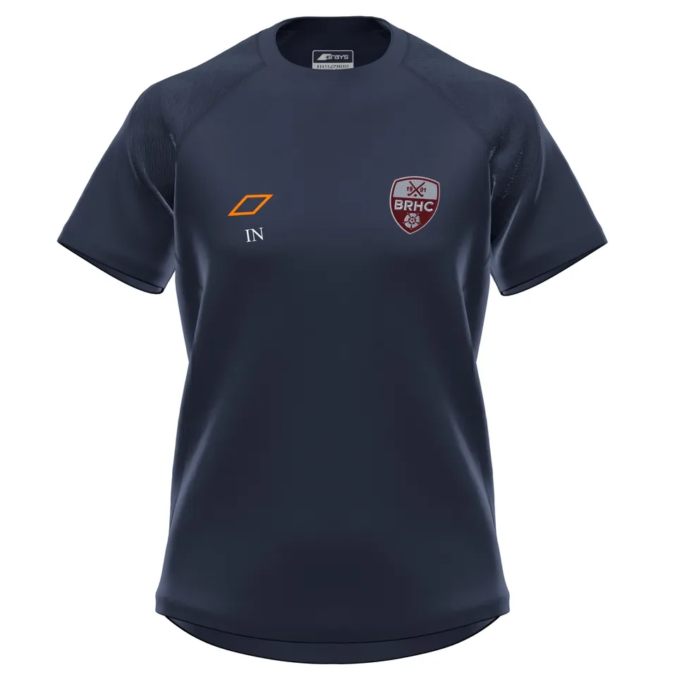grays-ben-rhydding-hc-gts-maglia-training-donna-manica-corta-blu-navy image 1