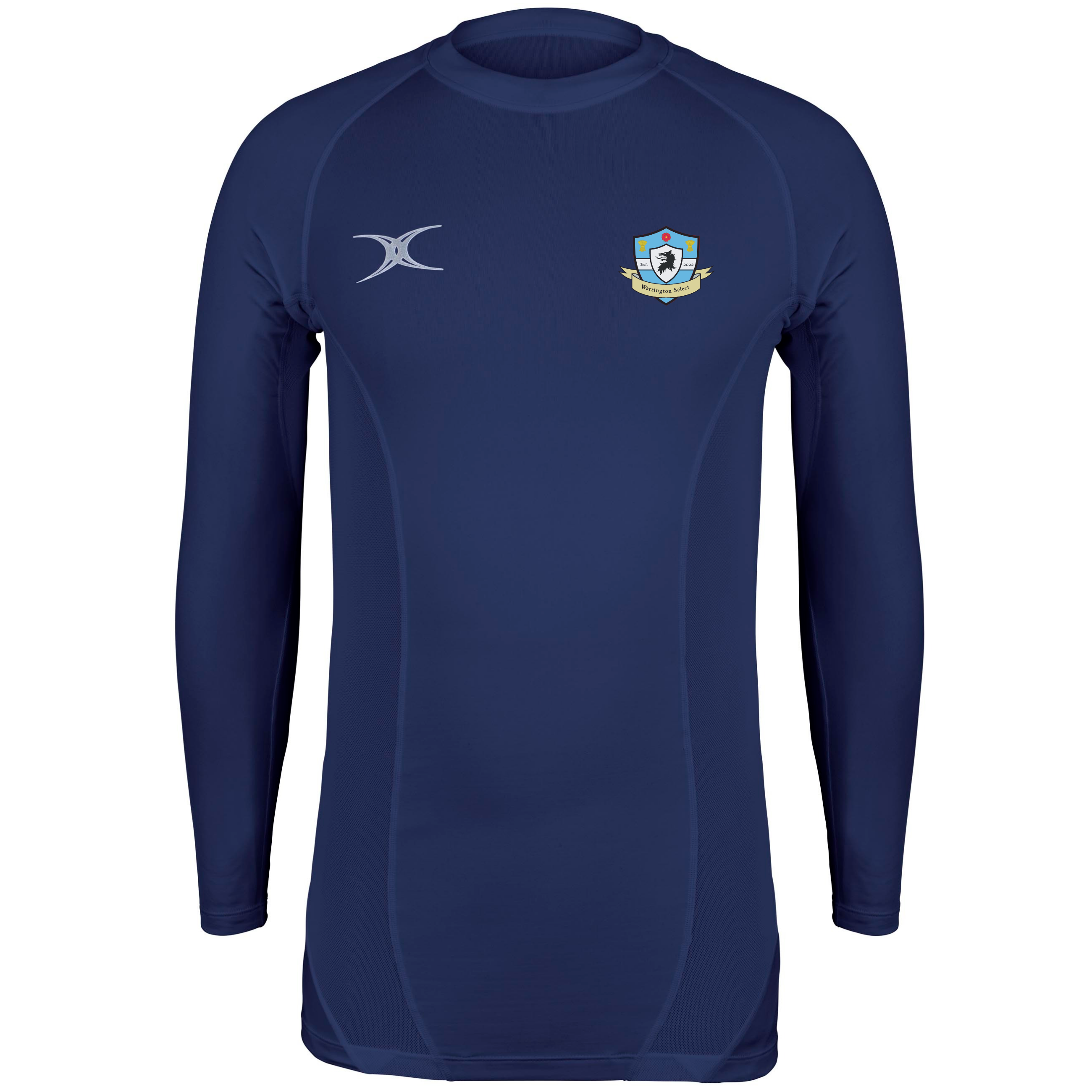 gilbert-rugby-warrington-select-rfc-maglia-baselayer-uomo-atomic-x-ii-blu-navy-s image 1