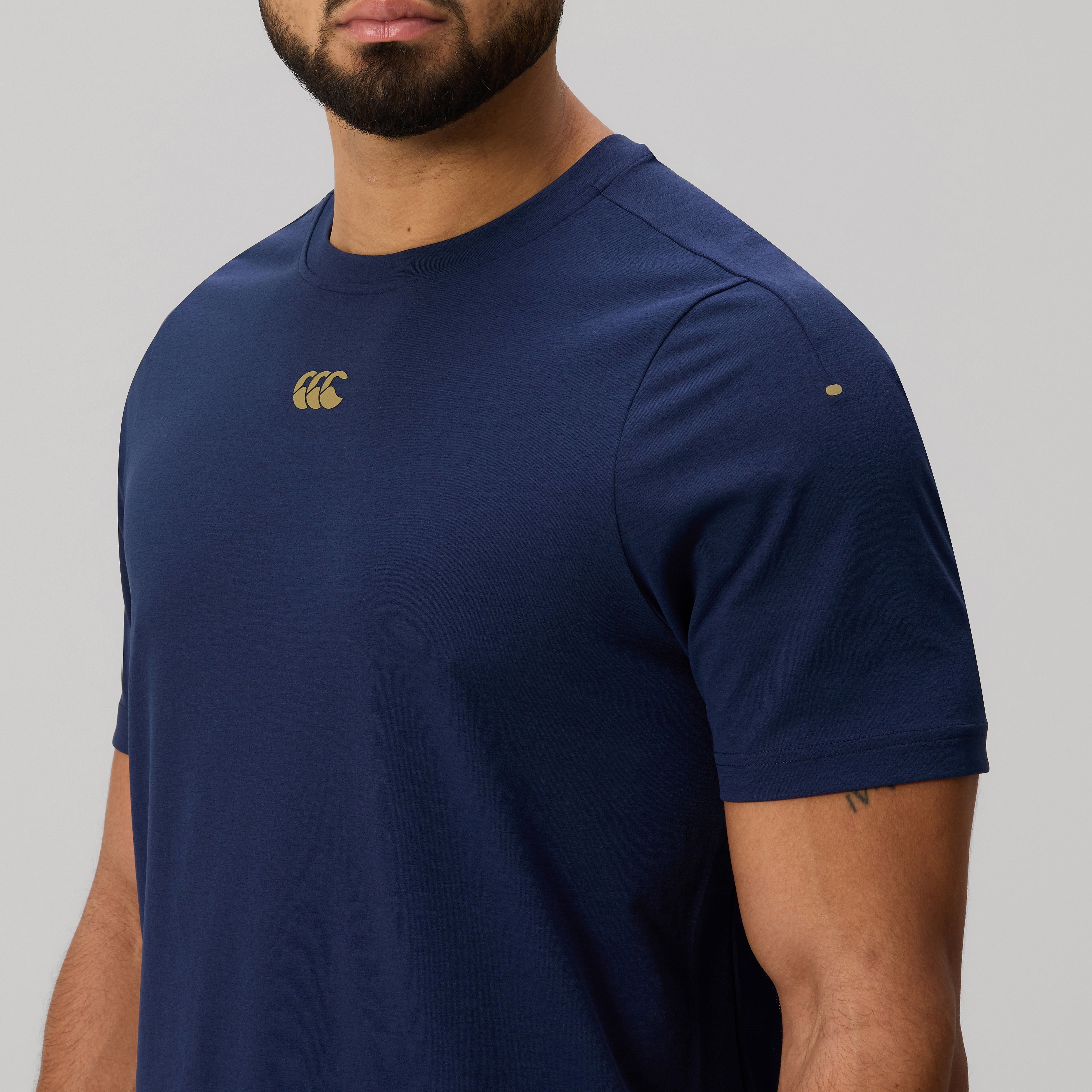 canterbury-everest-dart-tech-t-shirt-uomo-blu-maglia-training image 7