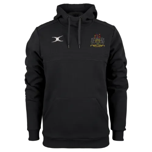 gilbert-rugby-newcastle-staffs-rufc-photon-felpa-cappuccio-uomo-nera image 1