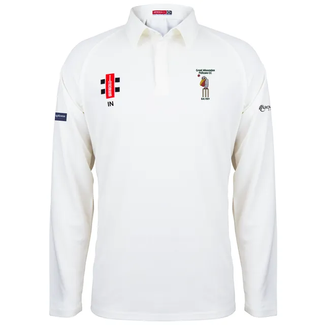 gray-nicolls-great-missenden-pelicans-cc-matrix-v2-maglia-cricket-manica-lunga-s image 1