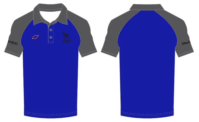 grays-oxford-hawks-hc-atlas-polo-manica-corta-senior-blu-navy-grigio image 1