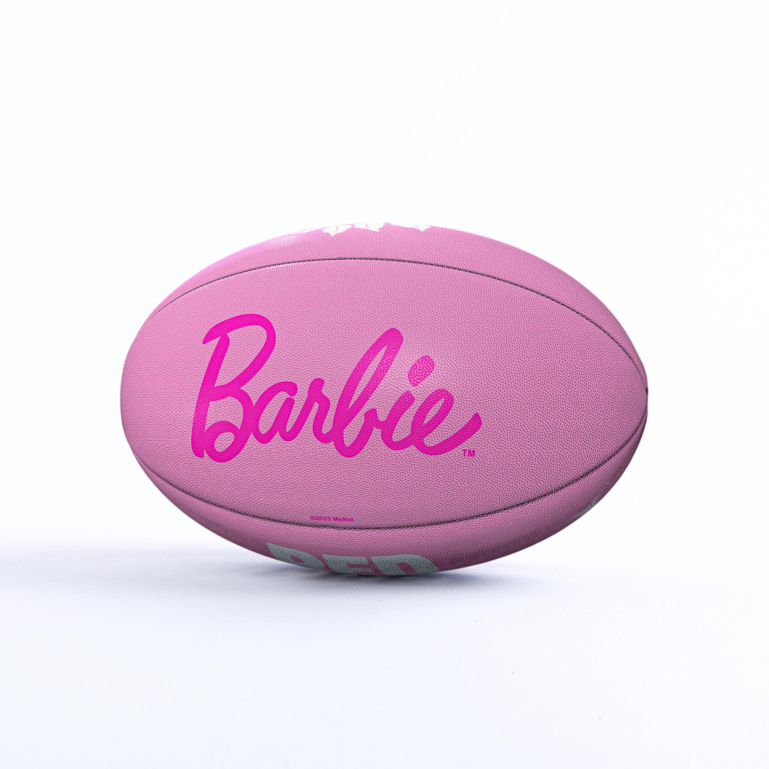 gilbert-rugby-barbie-x-red-roses-supporter-ball-pallone-da-rugby image 2