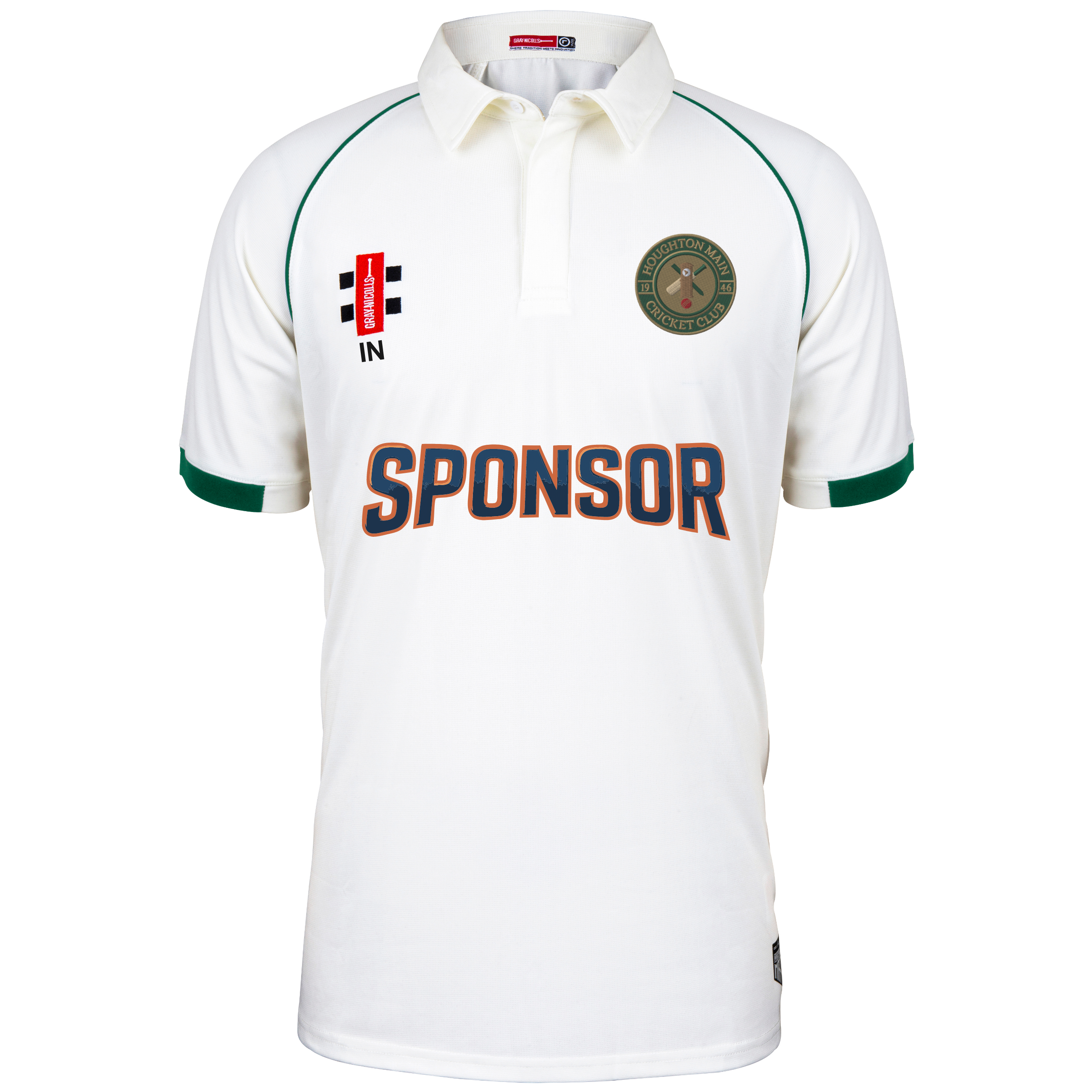 gray-nicolls-houghton-main-cc-junior-maglia-s-s-matrix-v2-avorio-verde image 1