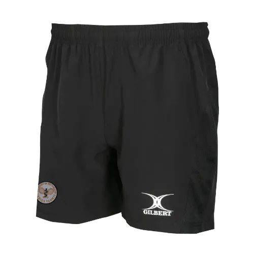 gilbert-rugby-nottingham-medics-pantaloncini-leisure-donna-nero image 1