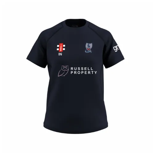 gray-nicolls-bishops-stortford-cc-gts-s-s-tee-t-shirt-donna-blu-navy image 1