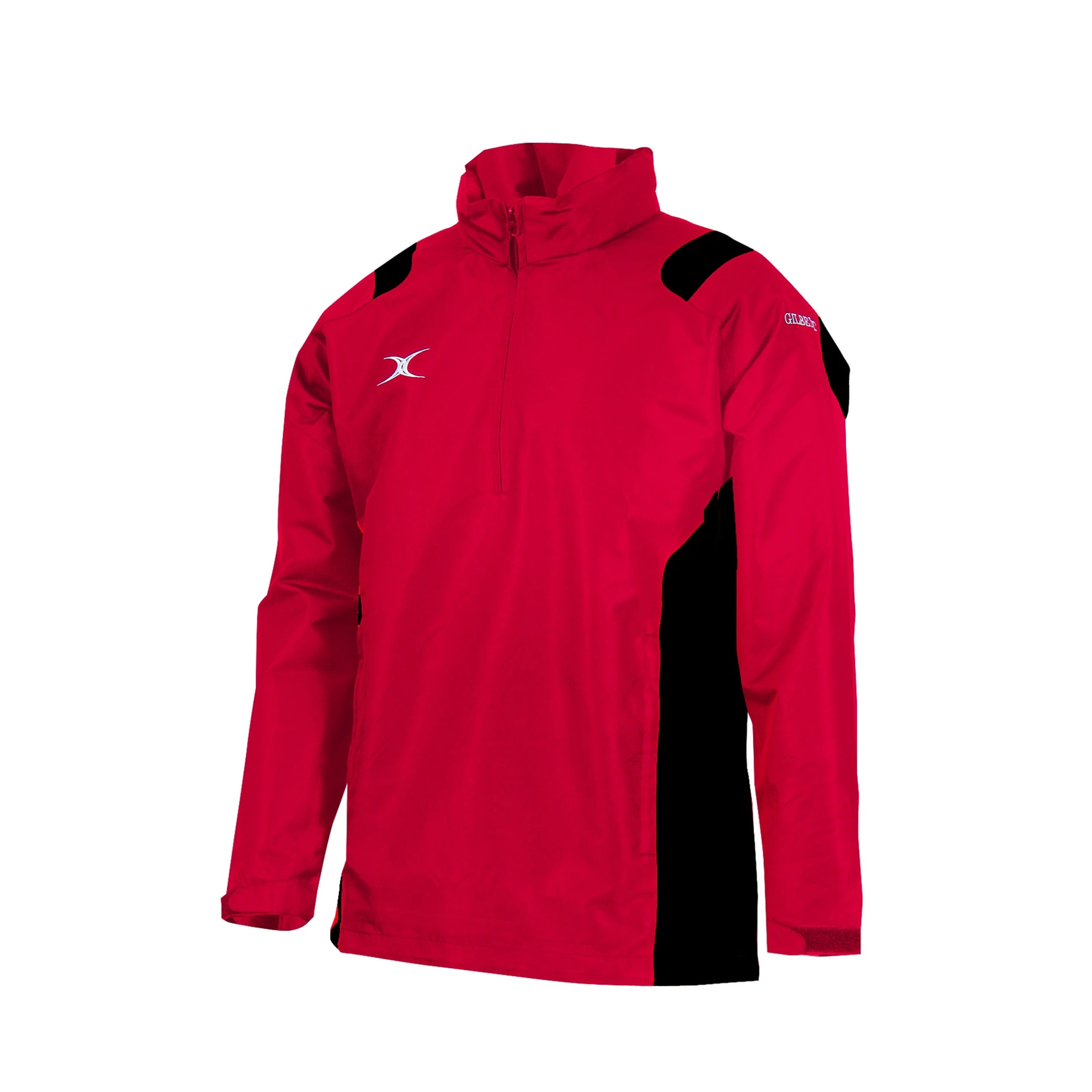 gilbert-rugby-revolution-giacca-mezza-zip-uomo-nero image 3