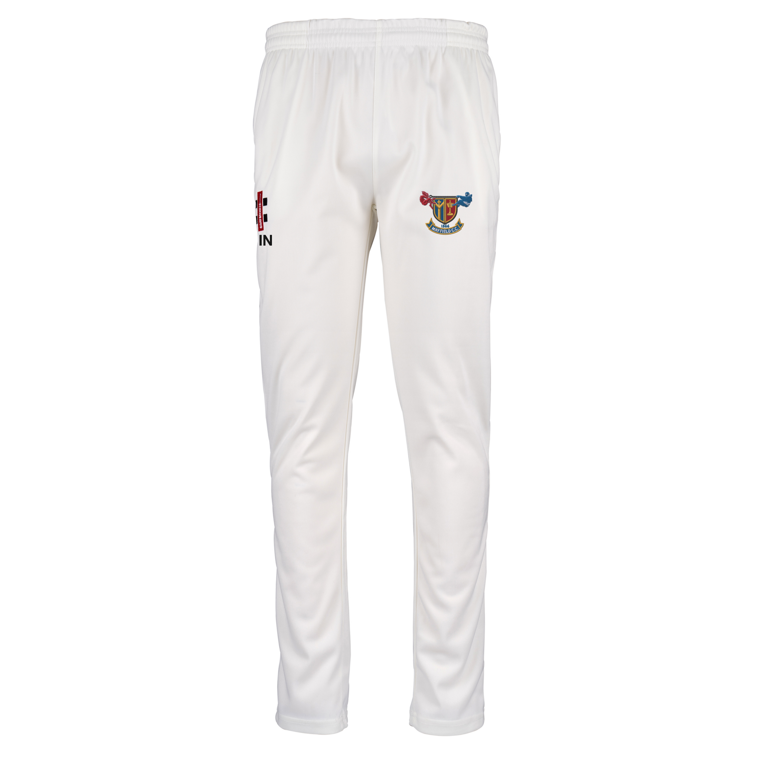 gray-nicolls-matrix-v2-pantaloni-cricket-mayfield-cc-junior-avorio-slim-fit image 1