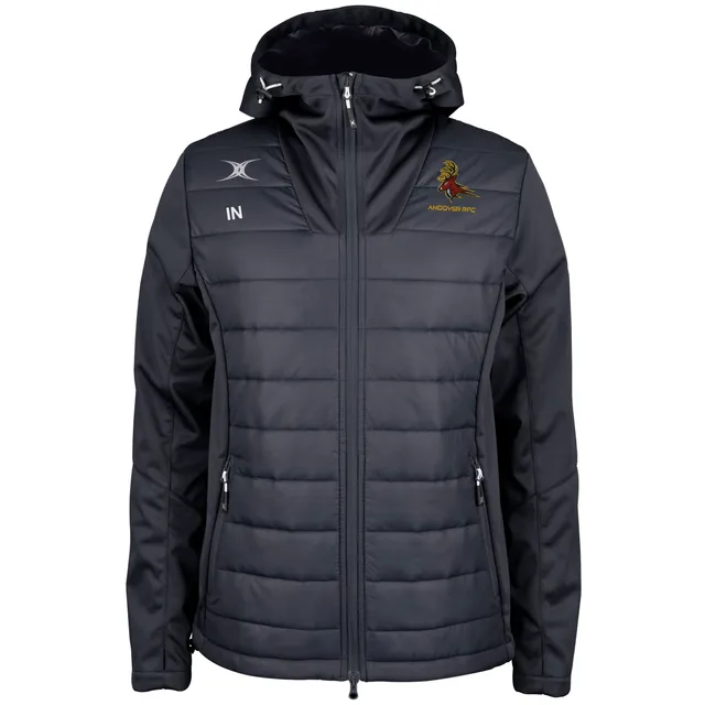 gilbert-rugby-andover-rfc-pro-giacca-full-zip-nera-senior image 1