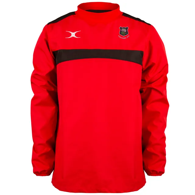 gilbert-rugby-yorkshire-pdg-photon-giacca-warm-up-uomo-rosso-nero image 1