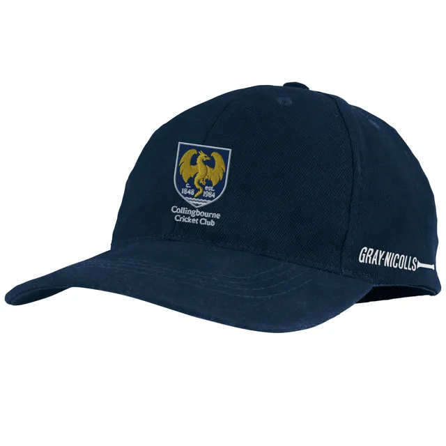 gray-nicolls-pro-fit-cap-collingbourne-cc-adult-cappellino-cricket-blu-navy image 1