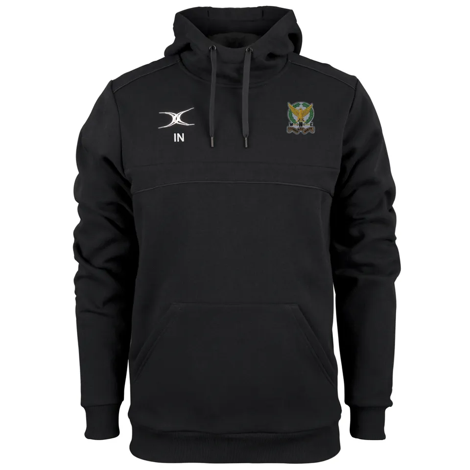 gilbert-rugby-llandaff-north-rfc-photon-felpa-con-cappuccio-nera-senior image 1