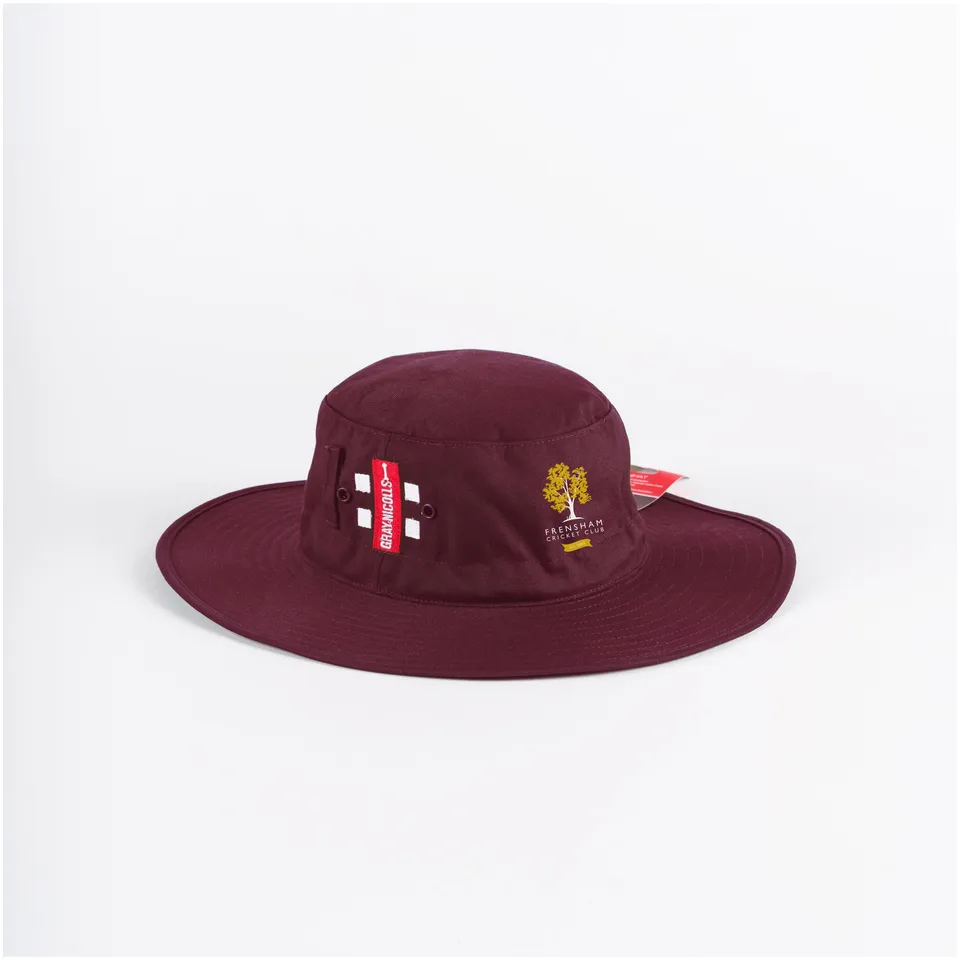 gray-nicolls-cappello-da-sole-cricket-senior-frensham-cc-bordeaux-adulto image 1
