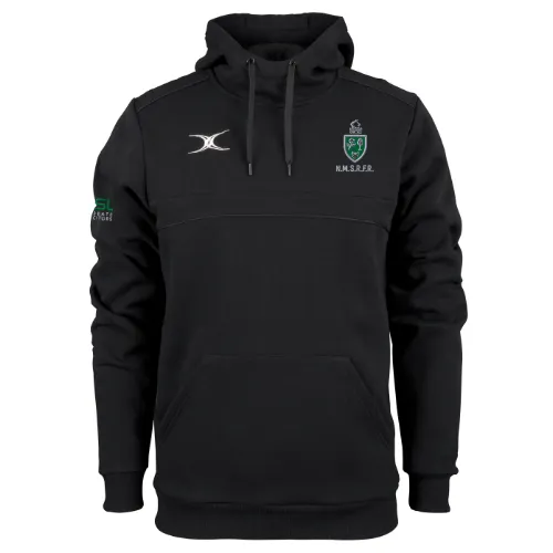 gilbert-rugby-north-midlands-referees-photon-felpa-con-cappuccio-uomo-nero image 1