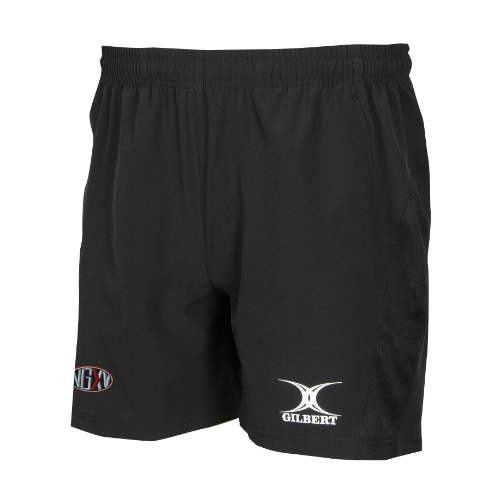 gilbert-rugby-next-gen-xv-pro-shorts-leisure-donna-nero image 1