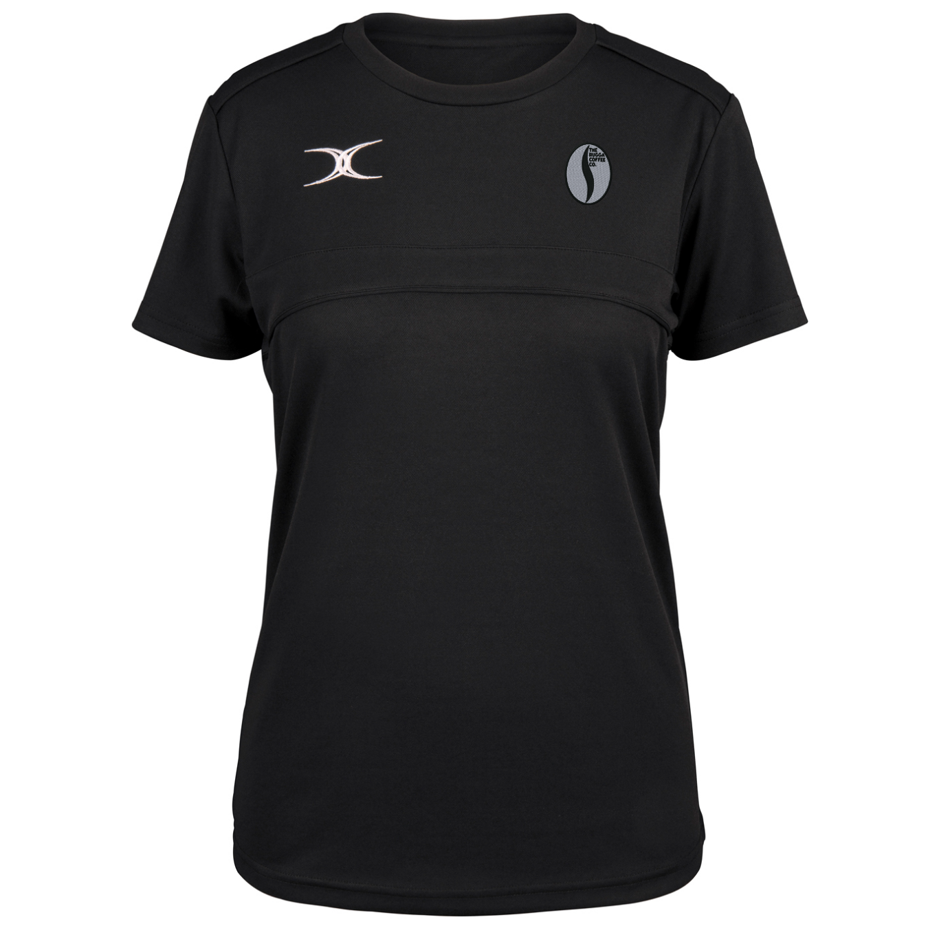gilbert-rugby-rugga-coffee-photon-ii-t-shirt-donna-manica-corta-nero image 1