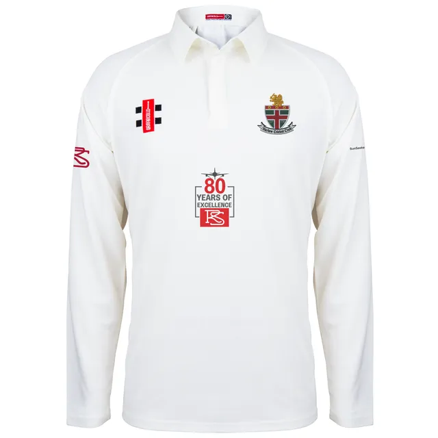 gray-nicolls-matrix-v2-maglia-manica-lunga-senior-avorio-harlow-cc image 1