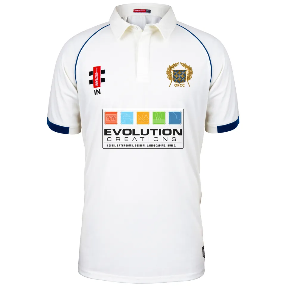 gray-nicolls-old-rutlishians-cc-senior-matrix-v2-s-s-shirt-ivory-navy image 1