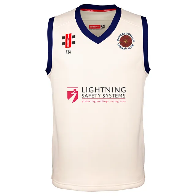gray-nicolls-waterlooville-senior-ivory-navy-gilet-cricket-pro-performance-match image 1