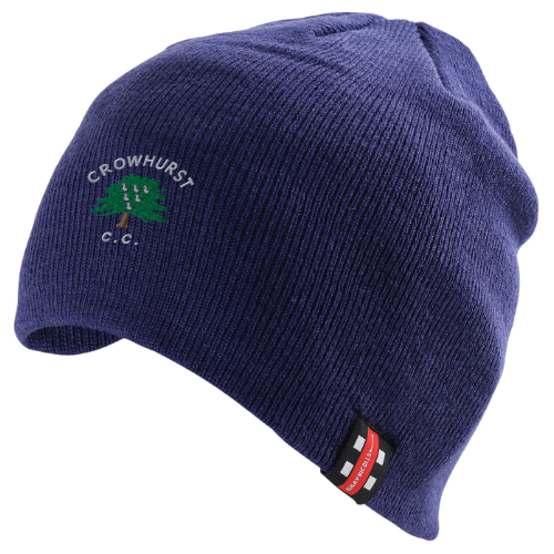 gray-nicolls-beanie-hat-cappello-invernale-crowhurst-cc-senior-blu-navy image 1