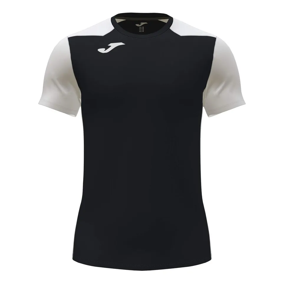 joma-record-ii-t-shirt-a-manica-corta-nera-bianca-uomo image 1