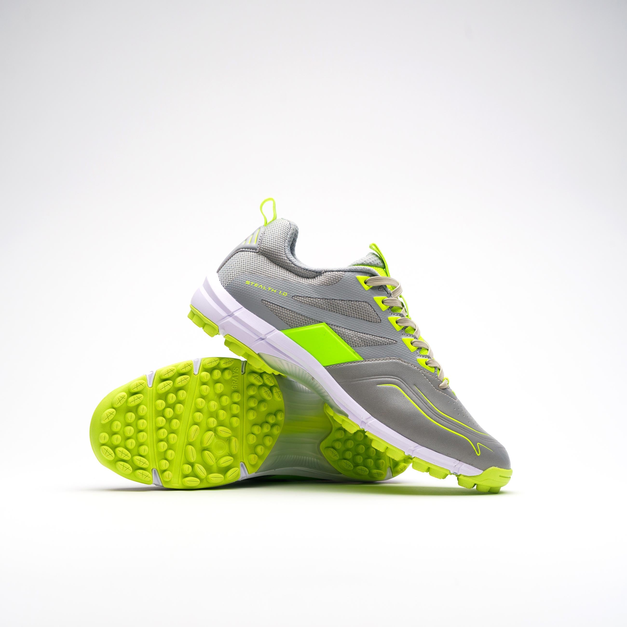grays-stealth-junior-scarpa-da-hockey-grey-fluo-yellow image 1
