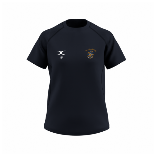 gilbert-rugby-old-elthamians-rfc-donna-gts-t-shirt-manica-corta-blu-navy image 1