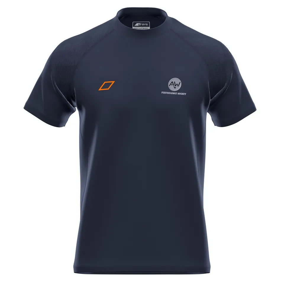 grays-gts-maglia-hockey-training-senior-blu-navy-manica-corta-aw-performance image 1
