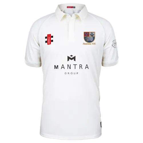 gray-nicolls-matrix-v2-maglia-cricket-manica-corta-junior-avorio-stanmore-cc image 1