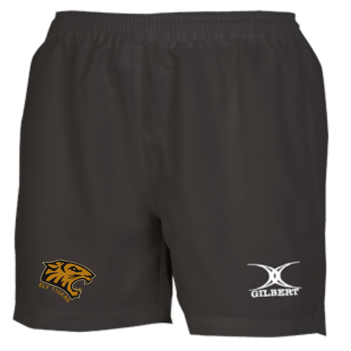 gilbert-rugby-ely-tigers-rfc-donna-saracen-v3-pantaloncini-match-neri image 1
